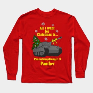 All I want for Christmas is... Pz-V Panther Long Sleeve T-Shirt